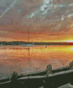 Sister Bay Sunset Diamond Painting