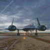 Sr 71 Blackbird Aircraft Diamond Painting