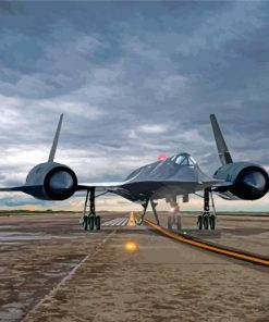 Sr 71 Blackbird Aircraft Diamond Painting