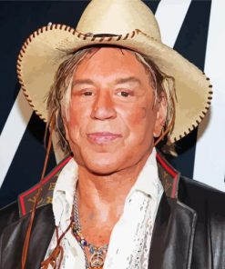 The Actor Mickey Rourke Diamond Painting