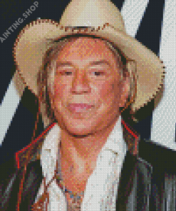 The Actor Mickey Rourke Diamond Painting