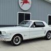 White 1966 Mustang Diamond Painting