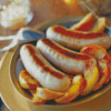 White Boudin With Apples Diamond Painting