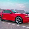 2000 Red Ford Mustang Diamond Painting