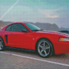 2000 Red Ford Mustang Diamond Painting