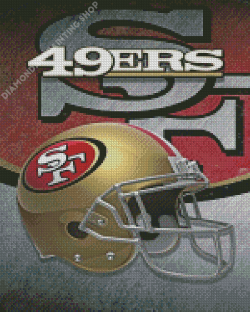 49ers Football Team Poster Diamond Painting