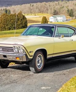 68 Chevelle Car Diamond Painting