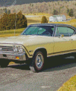 68 Chevelle Car Diamond Painting