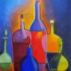 Abstract Bottles Art Diamond Painting