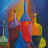 Abstract Bottles Art Diamond Painting