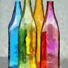 Abstract Four Bottles Diamond Painting