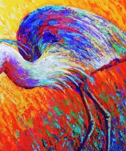 Abstract Heron Bird Art Diamond Painting