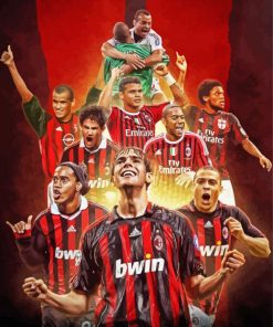 Ac Milan Football Club Players Diamond Painting