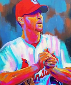 Adam Wainwright Colorful Art Diamond Painting