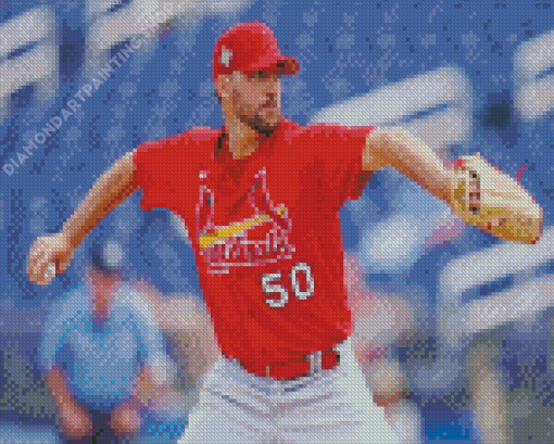 Adam Wainwright Player Diamond Painting