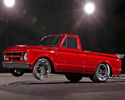 Aesthetic Chevy C10 Truck Car Diamond Painting