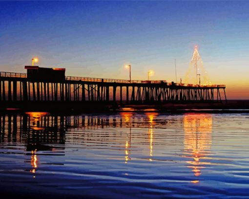 Alabama Gulf Shores Beach Pier Diamond Painting