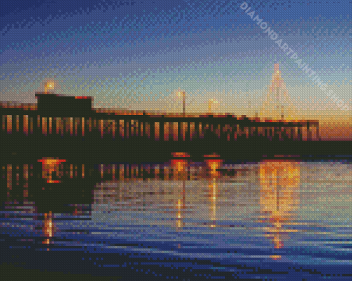 Alabama Gulf Shores Beach Pier Diamond Painting