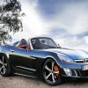 Black Saturn Sky Car Diamond Painting