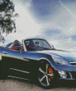 Black Saturn Sky Car Diamond Painting