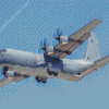 C130 Plane Diamond Painting