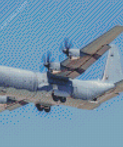 C130 Plane Diamond Painting