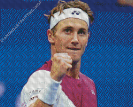 Casper Ruud Tennis Player Diamond Painting