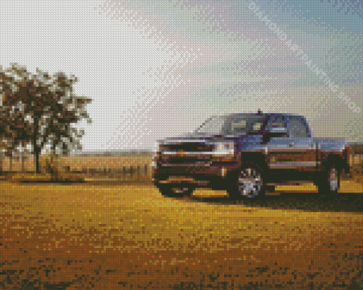 Chevy Pickup Diamond Painting