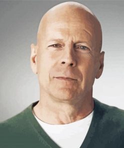 Close Up Bruce Willis Diamond Painting