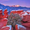 Colorado Pikes Peak In Snow Diamond Painting