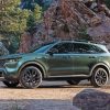 Dark Green Sorento Car Diamond Painting