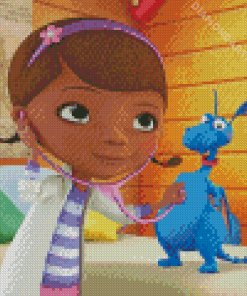 Doc McStuffins And Stuffy Characters Diamond Painting