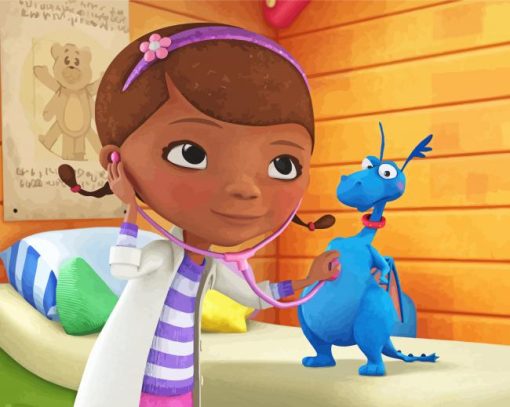 Doc McStuffins And Stuffy Characters Diamond Painting