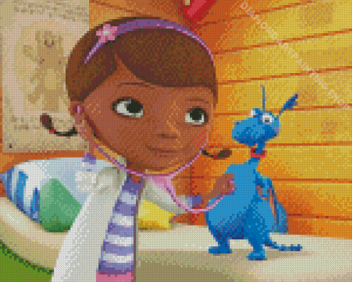 Doc McStuffins And Stuffy Characters Diamond Painting