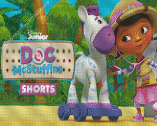 Doc McStuffins Cartoon Diamond Painting