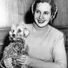 Eva Peron With Dog Diamond Painting