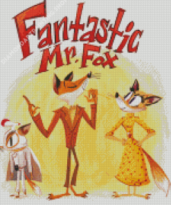 Fantastic Mr Fox Poster Diamond Painting