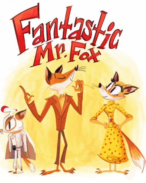 Fantastic Mr Fox Poster Diamond Painting