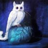 Fantasy Cat Owl Diamond Painting