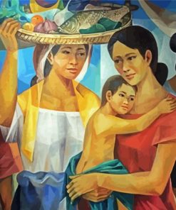 Filipina Women Diamond Painting