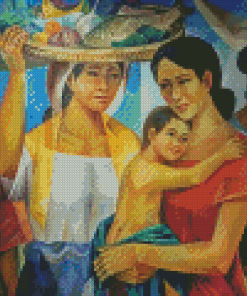 Filipina Women Diamond Painting