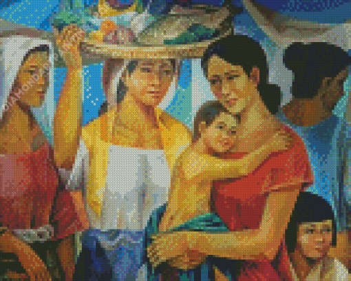 Filipina Women Diamond Painting