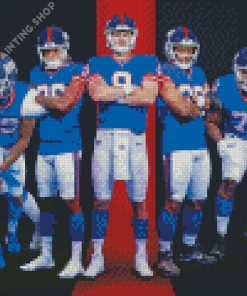 Football Giants Players Diamond Painting