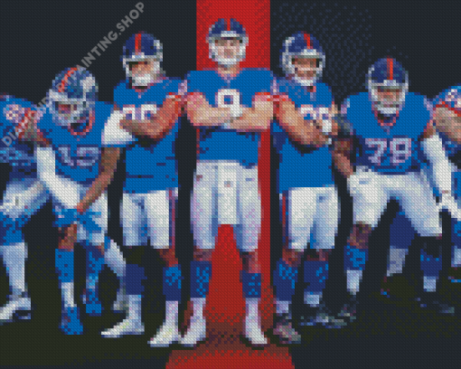 Football Giants Players Diamond Painting