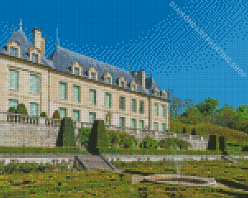 France Auvers Sur Oise Buildings Diamond Painting