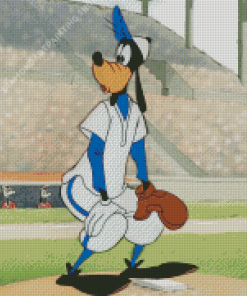 Goofy Baseball Player Diamond Painting