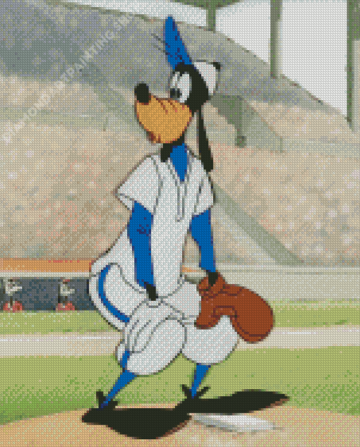 Goofy Baseball Player Diamond Painting