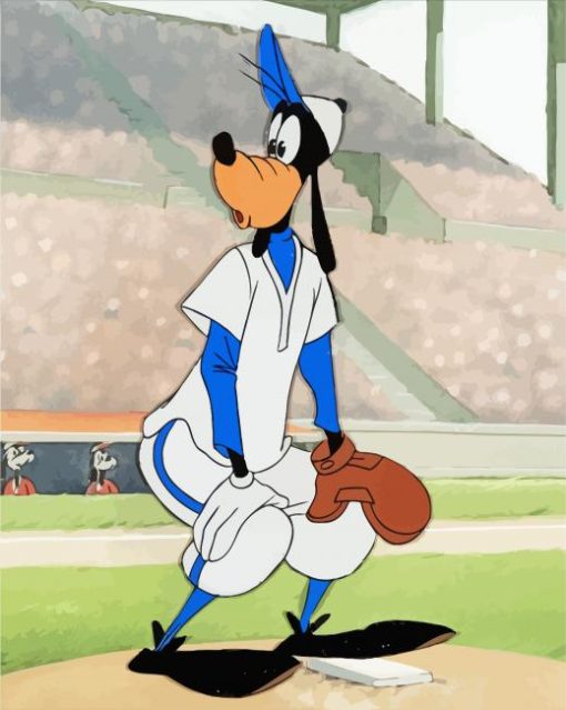 Goofy Baseball Player Diamond Painting