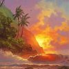 Hawaii Beach Dawn Diamond Painting