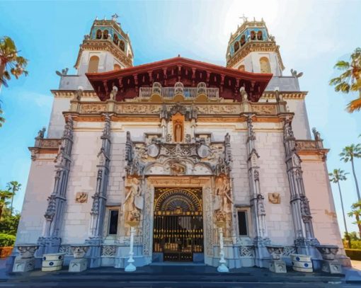 Hearst Castle Building Diamond Painting